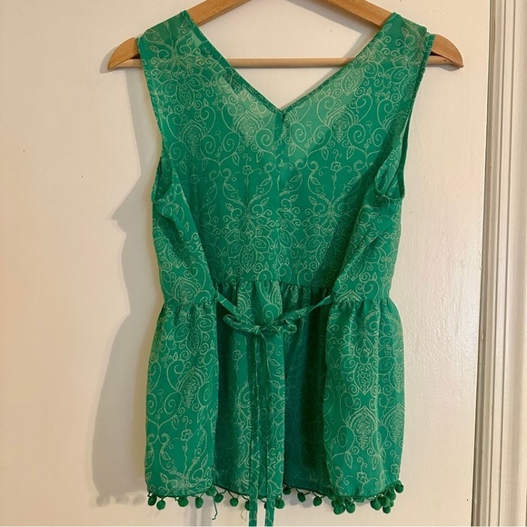 American Rag sleeveless women’s CS oversized pompom edges - Picture 6 of 8